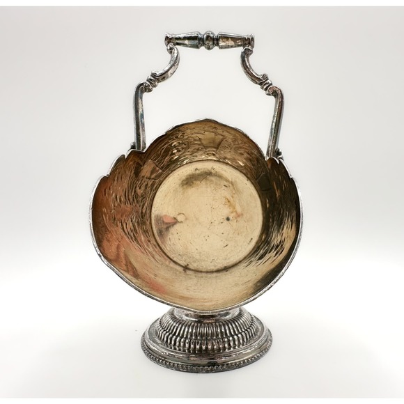 Antique Thomas Otley and Sons Silver Plated Sugar Scuttle Sheffield England - Picture 11 of 13